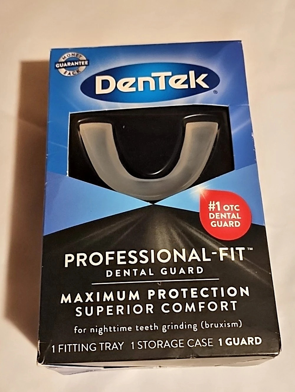 DenTek Professional-Fit Dental Guard Dental Guard Blue NWT